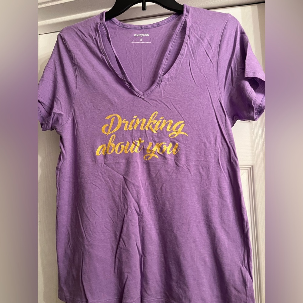 BNWOT Express Graphic Tee.  XS.